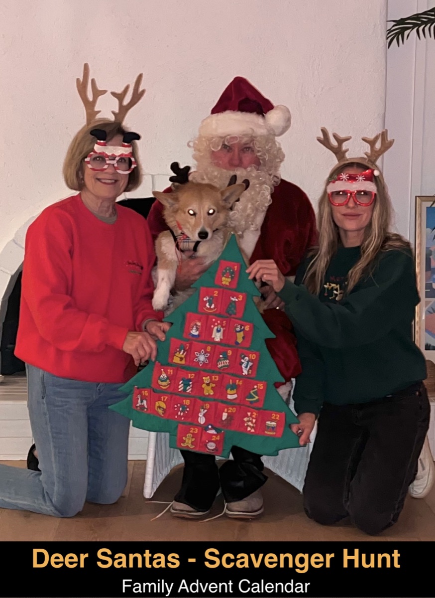 Deer Santas — Scavenger Hunt