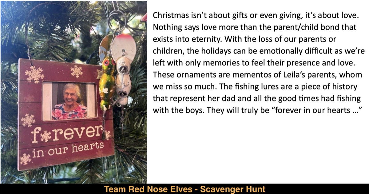 Red Nose Elves — Scavenger Hunt