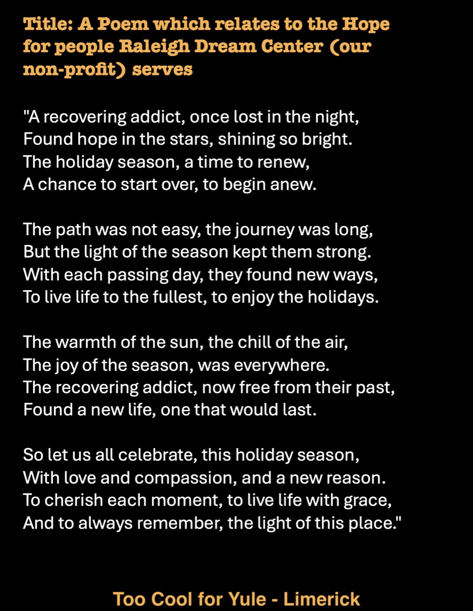 Too Cool for Yule — Limerick