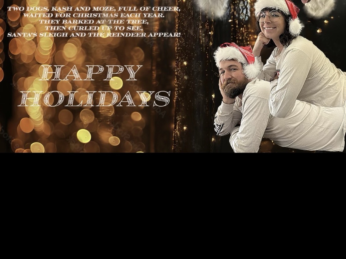 2 Collies 1 Yuletide Cheer team photo
