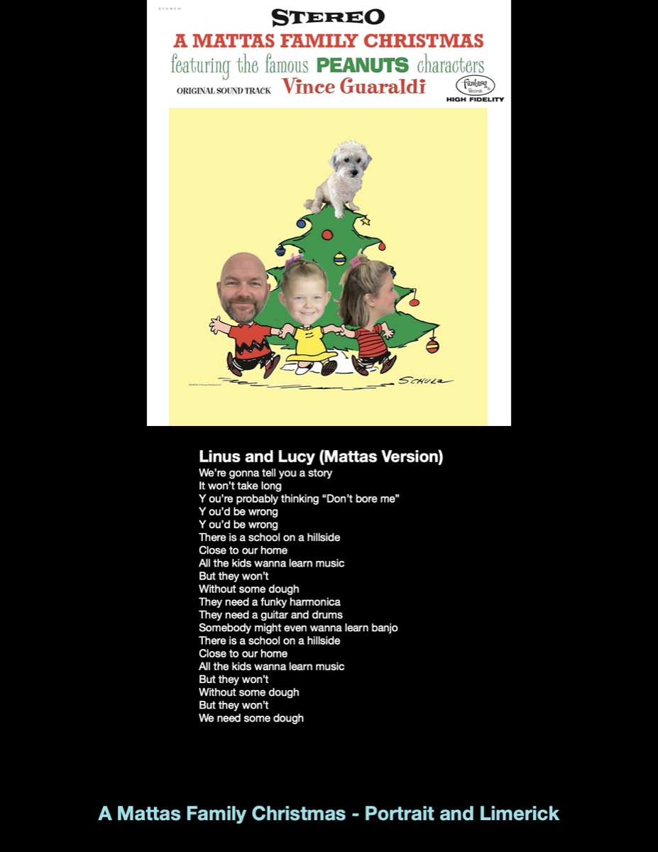 A Mattas Family Christmas — Portrait & Limerick