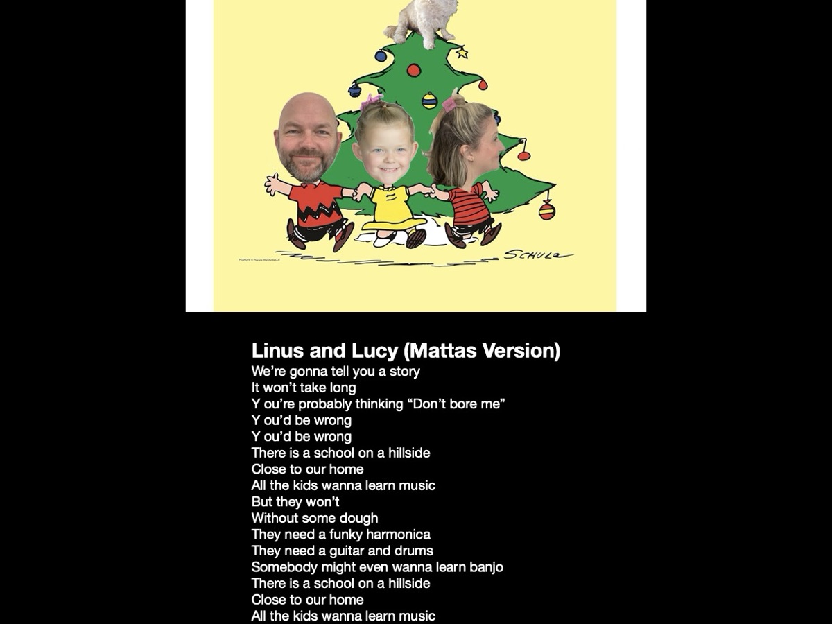 A Mattas Family Christmas team photo