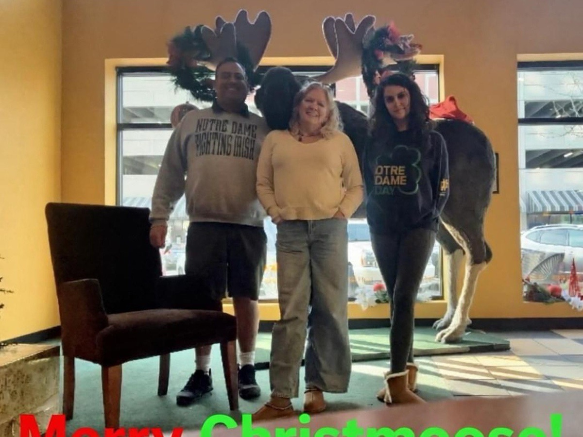 Merry Christmoose — Family Portrait