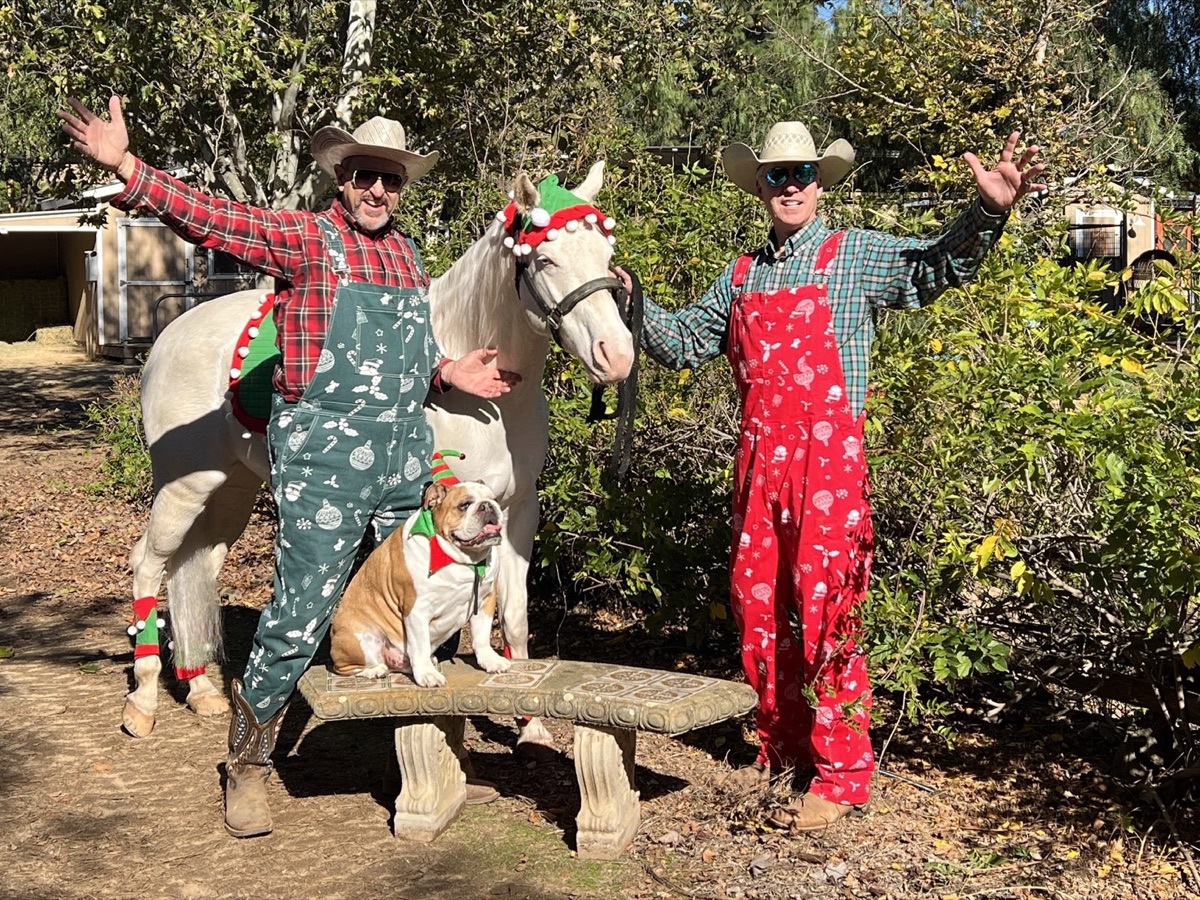 The Christmas Cowboyz Family team photo