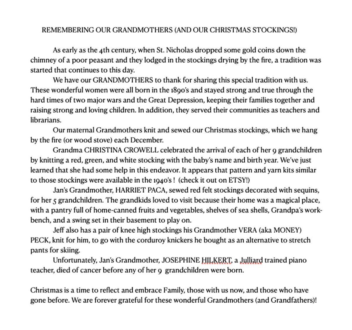The Santa Cruzers — Writing