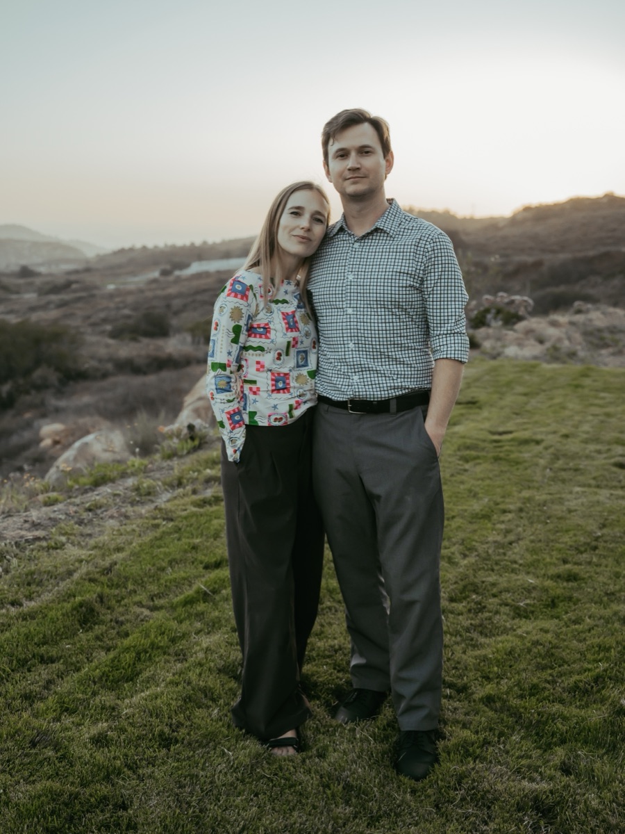 Hayley Janecek and Ross Caleca.